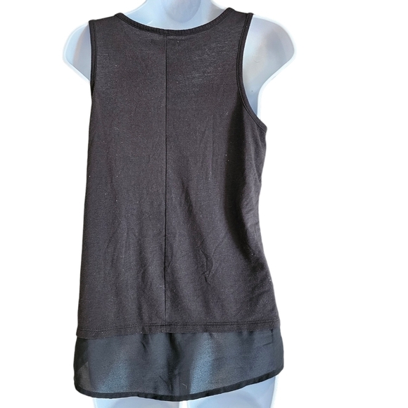 Maurices size small gold silver and black tank sheer NWOT - Picture 2 of 2